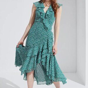 C/MEO Collective Be About You Ruffle Midi Dress